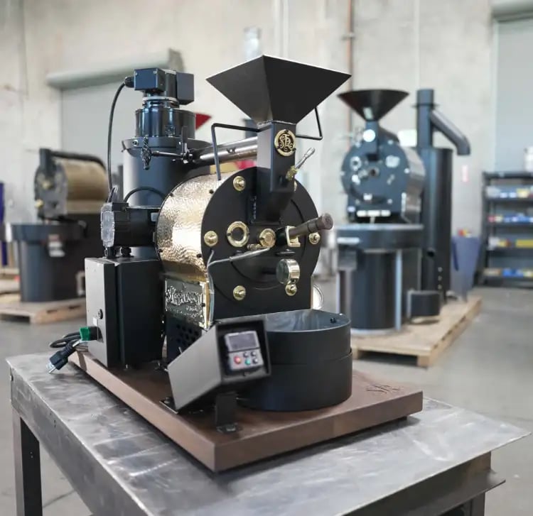 A range of roasters ready to go out to their new owners