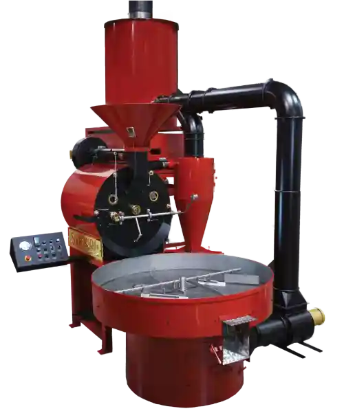 SF-75 (75 lb / 34kg) Engineered for high-volume production with precision control over every roast. Handles up to 300 pounds per hour with three-phase motors and optional automation.