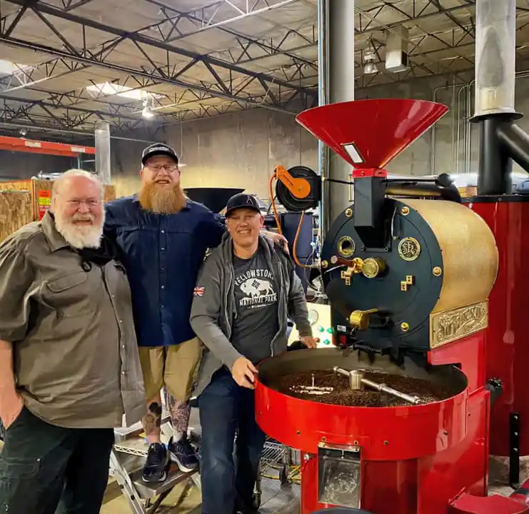 Bill Kennedy and part of the team at the San Franciscan Roaster Co.